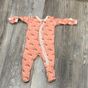 Kickee Pants Peach Rainbow Kids One Piece